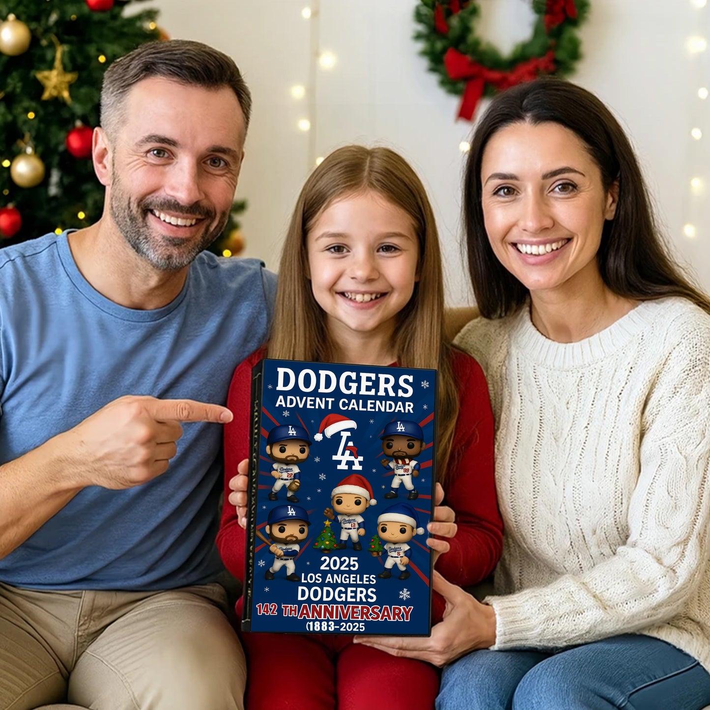 LA Dodgers 2025 World Series Champions 142nd Anniversary Advent Calendar