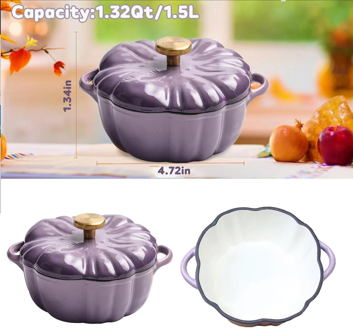 Halloween Decor Pumpkin Pot for Fall Thanksgiving Decor