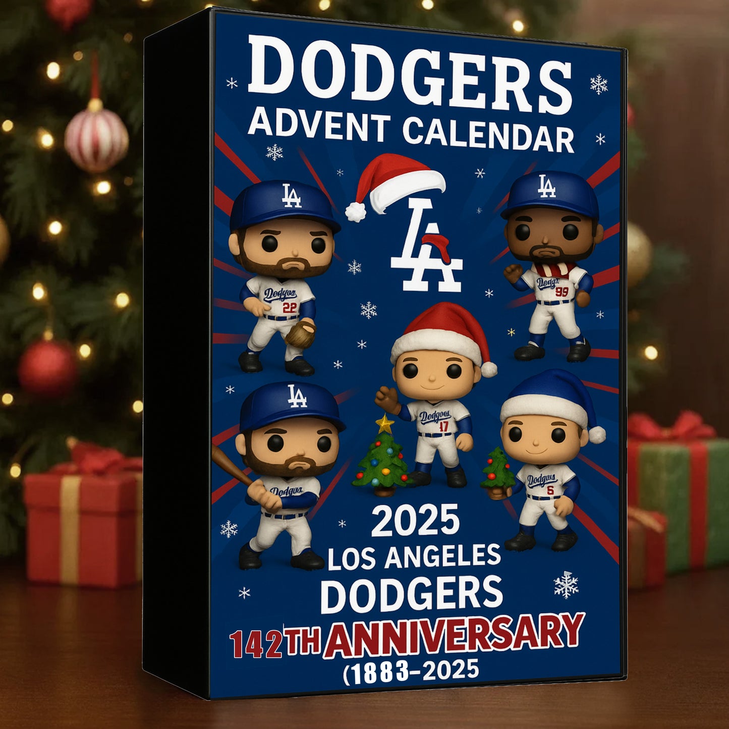 LA Dodgers 2025 World Series Champions 142nd Anniversary Advent Calendar
