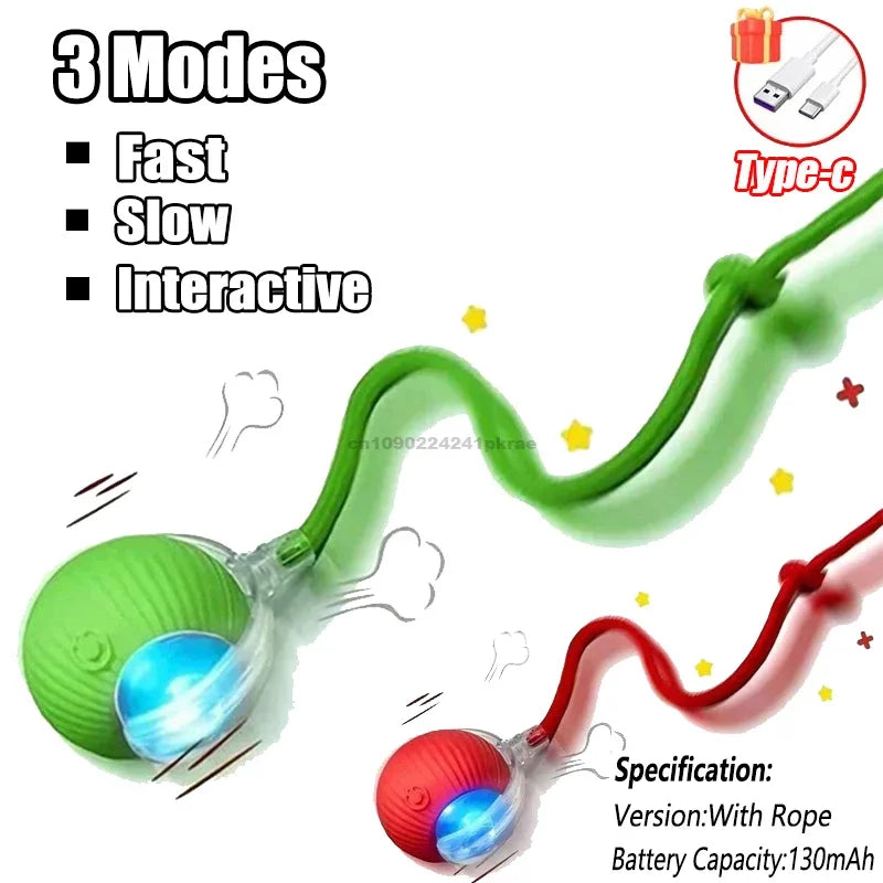 🐾 Smart Interactive Toy Ball for Cats & Dogs