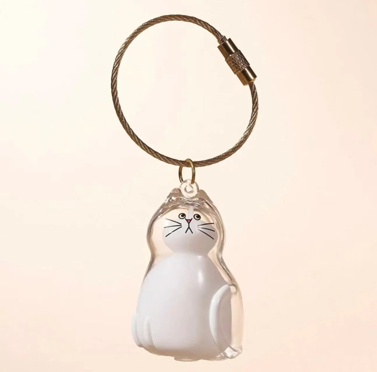 Cute Cat Fur Memory Charm – Shaped Charm for Collecting Pet Fur
