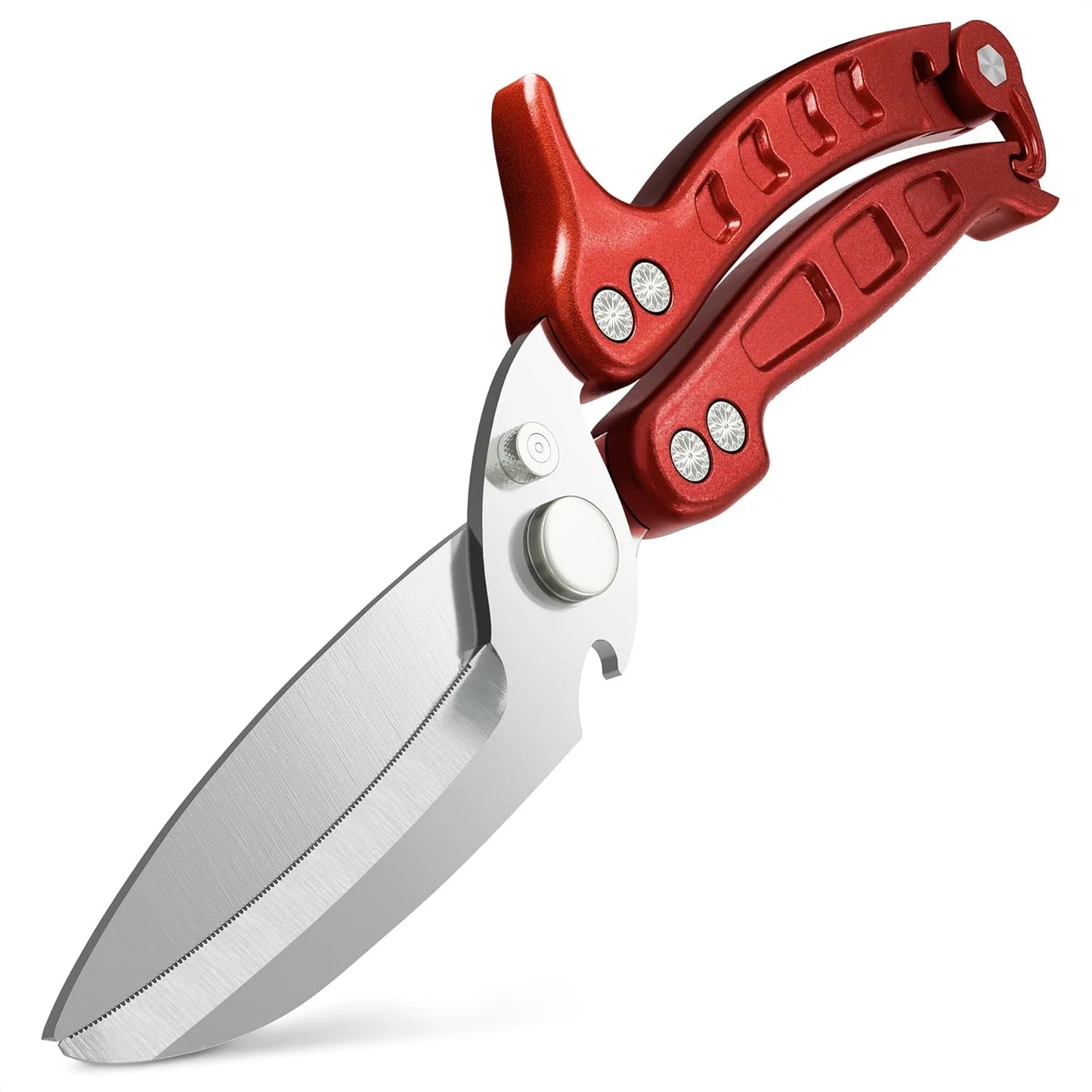 Kitchen Food Scissors – 2-in-1 Cutting Board Scissors