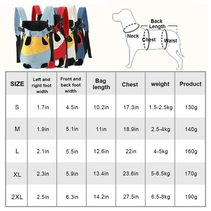Portable pet backpack ✅