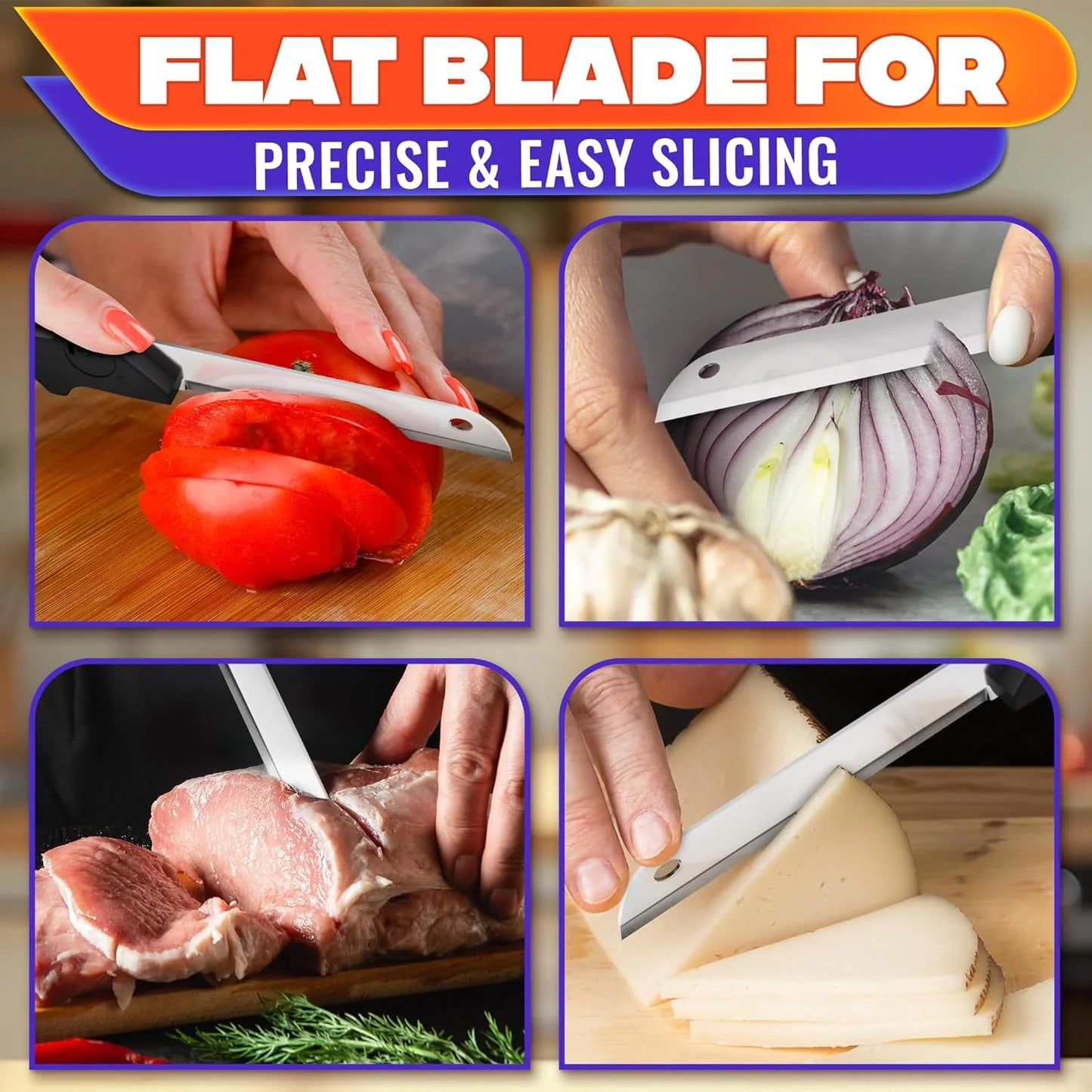 Kitchen Food Scissors – 2-in-1 Cutting Board Scissors