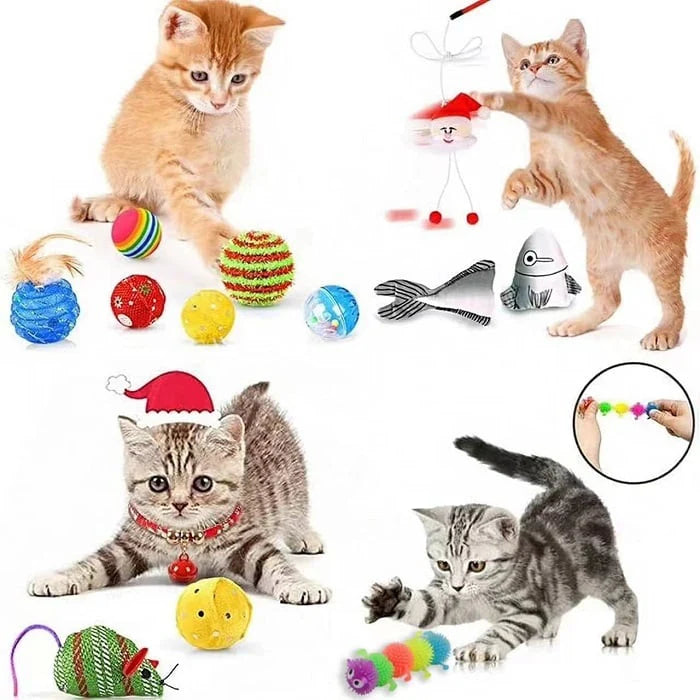 🐱2025 Christmas Countdown Cat Toys Advent Calendar