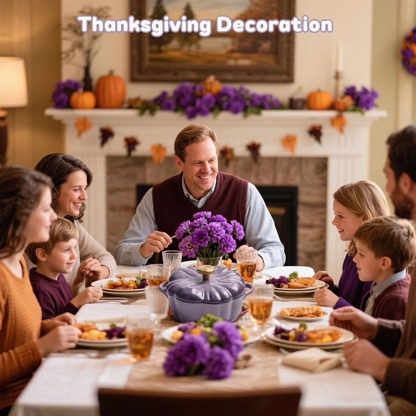 Halloween Decor Pumpkin Pot  for Fall Thanksgiving Decor