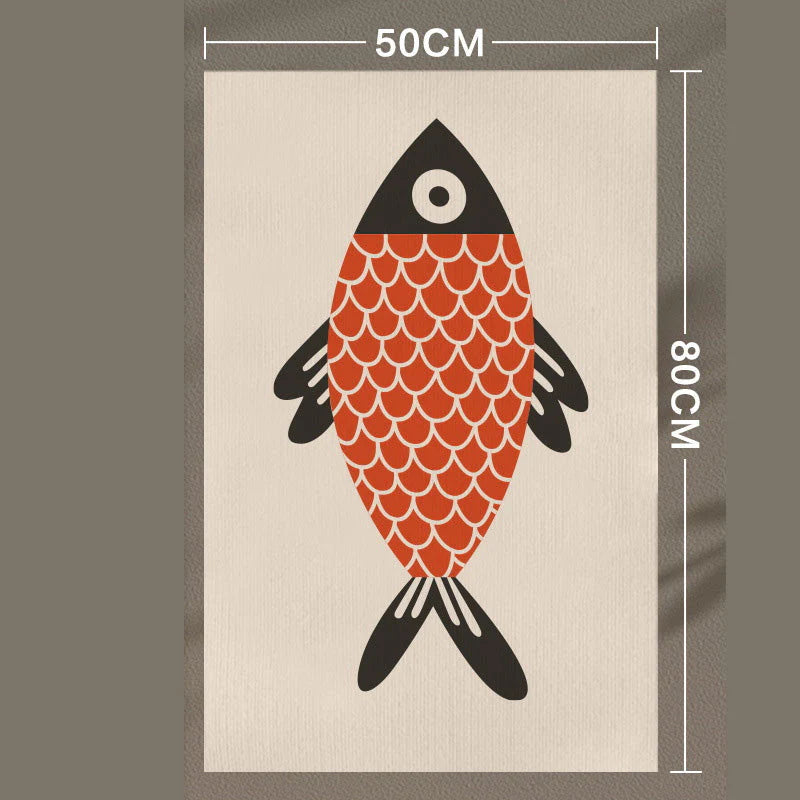 Self-Adhesive Cat Scratching Mat with Cartoon Print