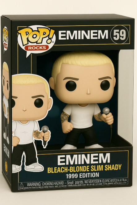 🎤 Eminem – Bleach Blonde Slim Shady 1999 Collector’s Edition Figure ⚡💥