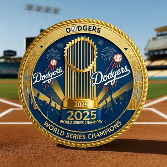 Dodgers 2025 World Series Champions Coin
